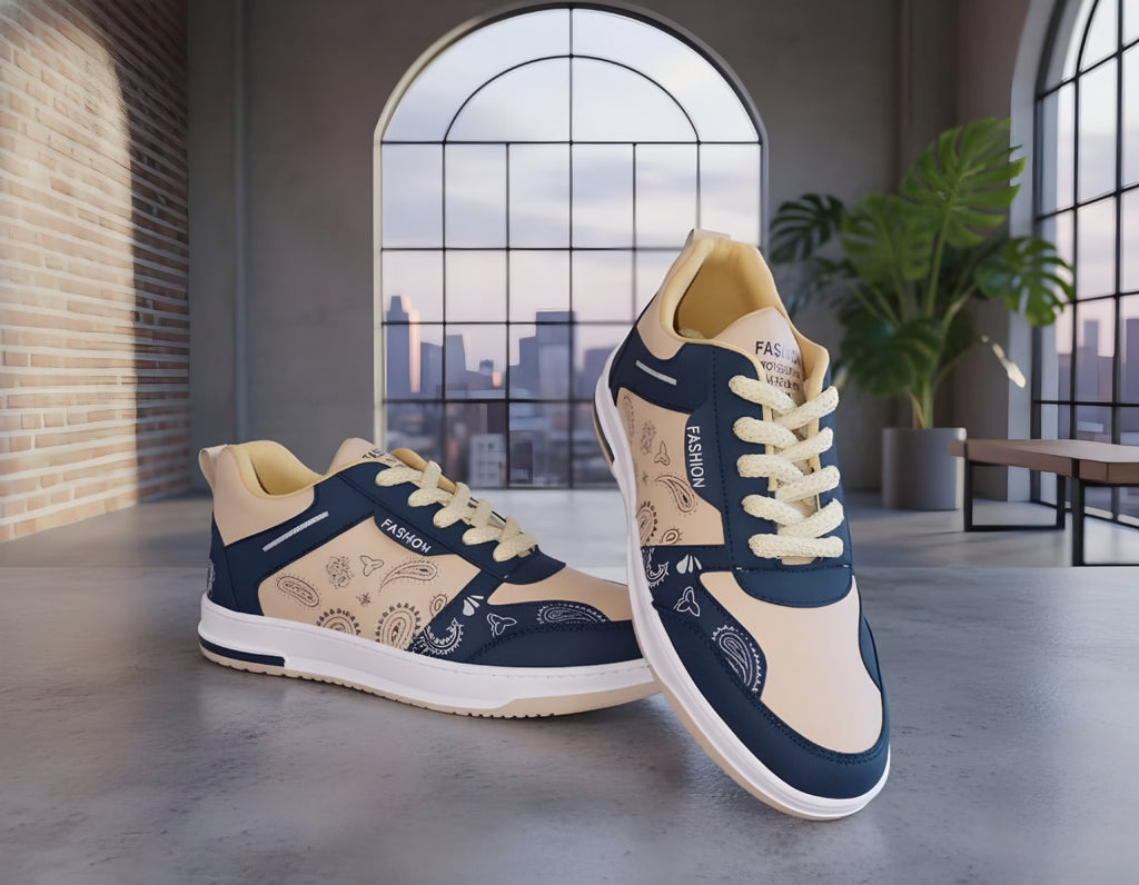 Urban Bandana Soft Rexine Casual Sneakers for Men