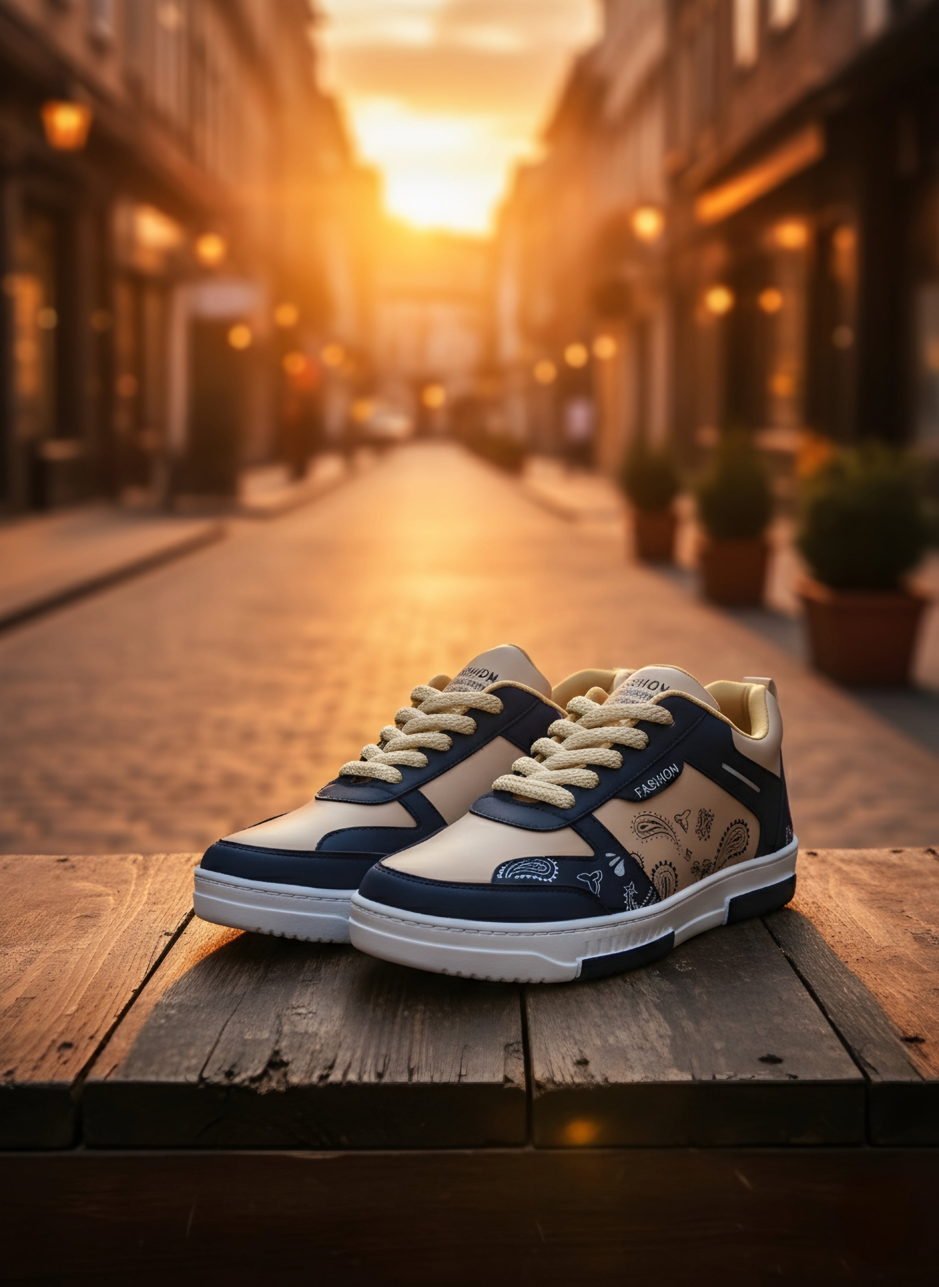 Urban Bandana Soft Rexine Casual Sneakers for Men