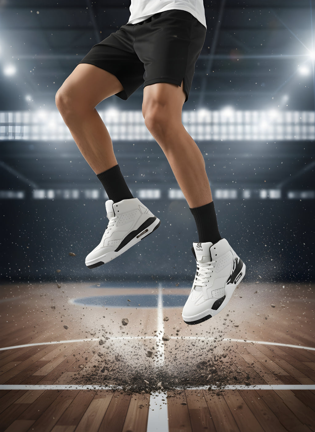 Retro High-Top Basketball Sneakers